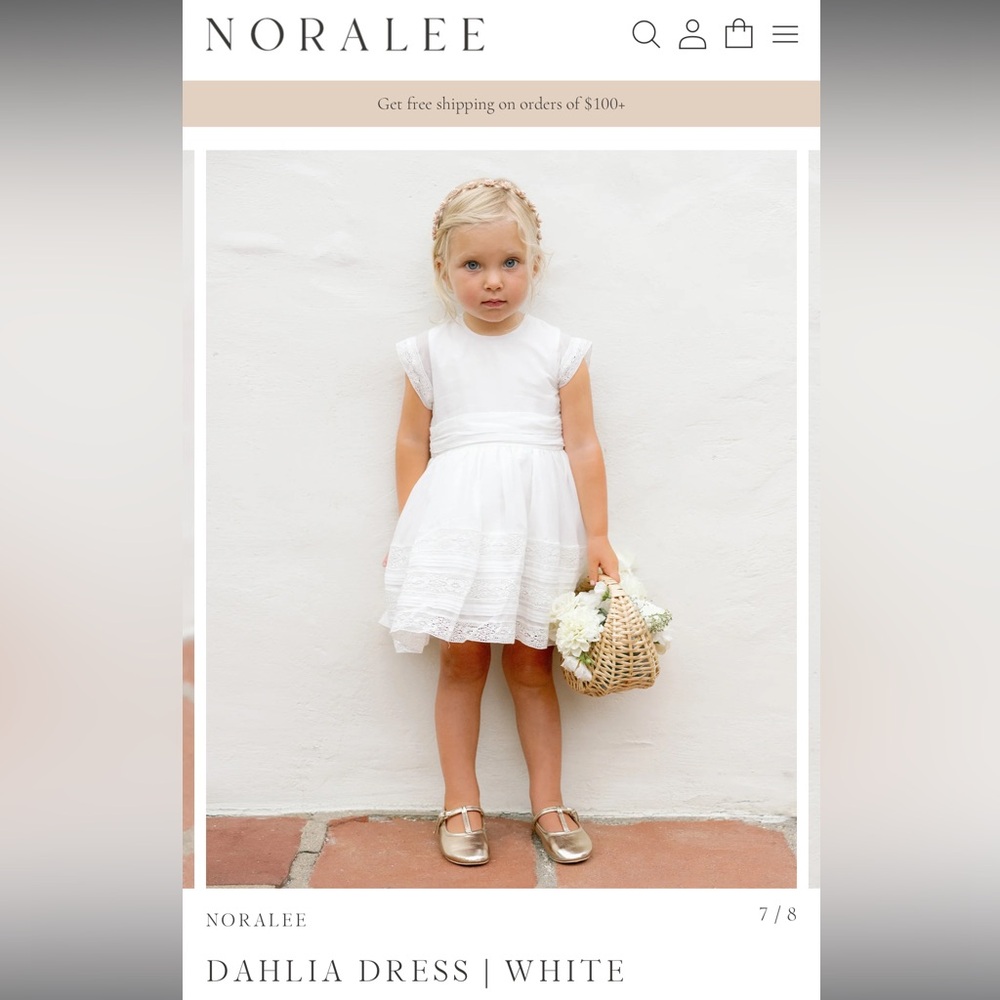 NWT Noralee Dahlia Dress 18M